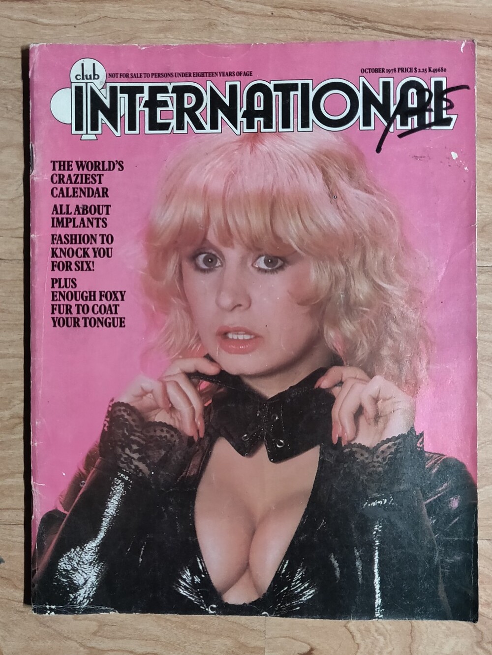 Club International Vol 7 Number 9 August 1978 Magazine